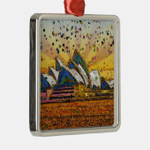 Ornement En Métal Monde psychédélique : Horizon A1 de Sydney (Droite)