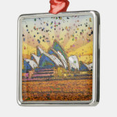 Ornement En Métal Monde psychédélique : Horizon A1 de Sydney (Gauche)