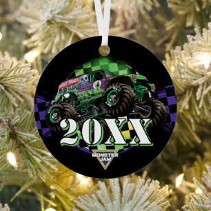 Ornement En Métal Monster Jam Grave Digger