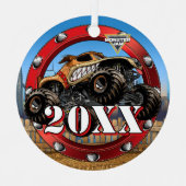 Ornement En Métal Monster Jam Monster Mutt (Recto)
