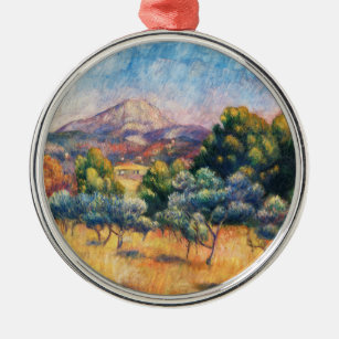 Ornement En Métal Montagne Sainte-Victoire Paysage par Renoir