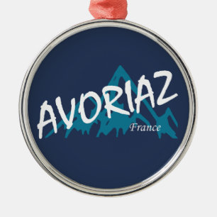 Ornement En Métal Montagnes d'Avoriaz