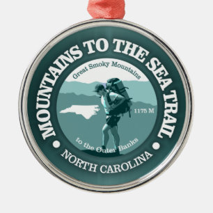 Ornement En Métal Montagnes jusqu'au sentier maritime (T)