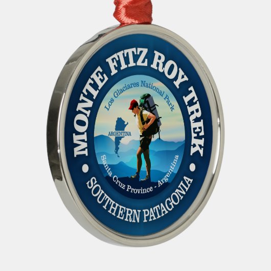 Ornement En Métal Monte Fitz Roy Trek (C) (Droite)