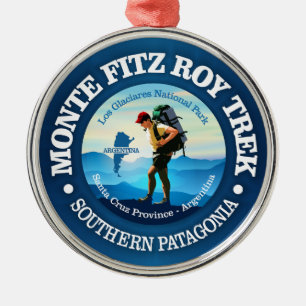 Ornement En Métal Monte Fitz Roy Trek (C)