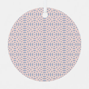 Ornement En Métal Motif de formes contemporaines colorées