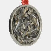 Ornement En Métal Motif fossile de dents de requin (Droite)