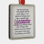 Ornement En Métal Mots pour Godmère (Droite)