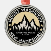 Ornement En Métal Mount Washington Mountain Landscape Souvenir (Devant)