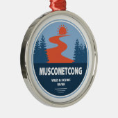 Ornement En Métal Musconetcong Rivière Sauvage Et Pittoresque (Droite)