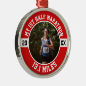 Ornement En Métal My First Half Marathon Runner 1st Running 13 1 (Droite)