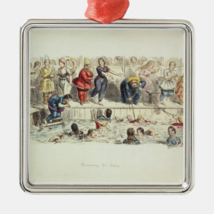 Ornement En Métal Nageant pour des dames, 1844 (litho)