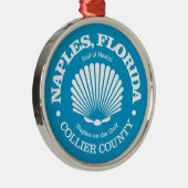 Ornement En Métal Naples Fl (coquillage) (Droite)