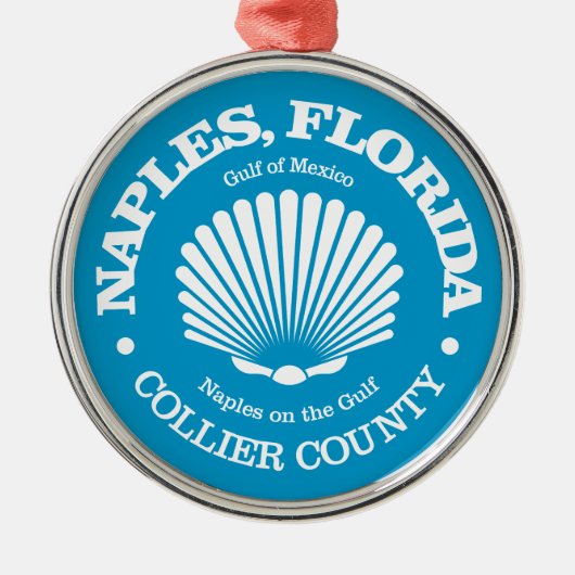 Ornement En Métal Naples Fl (coquillage) (Devant)