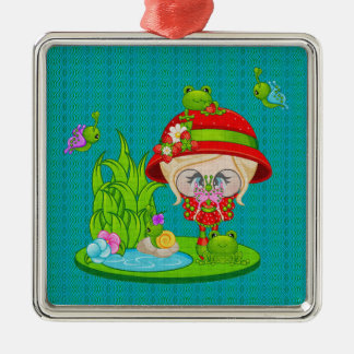 Ornement En Métal Nature Lover Frog Faune