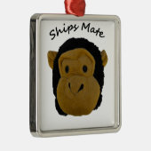 Ornement En Métal Navires Mate (Droite)