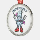 Ornement En Métal Ne sois pas salé (Gauche)