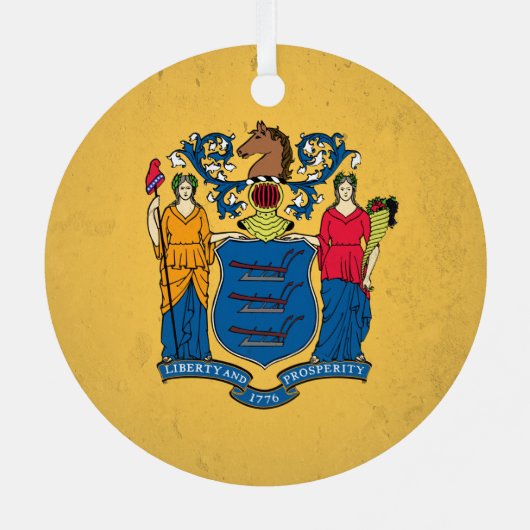 Ornement En Métal New Jersey (Verso)