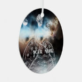 Ornement En Métal Night Owl and Lady (Avant droite)