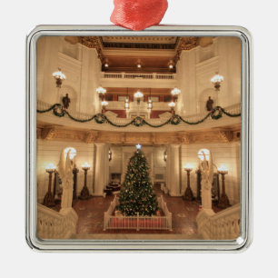 Ornement En Métal Noël à Pennsylvania State Capitol