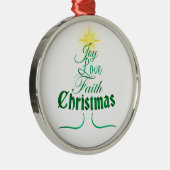 Ornement En Métal Noël Arbre de Noël (Droite)