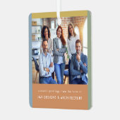 Ornement En Métal Noël d'affaires moderne (Avant gauche)