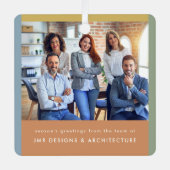 Ornement En Métal Noël d'affaires moderne (Recto)