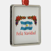Ornement En Métal Noël de l'Argentine (Droite)