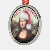 Ornement En Métal Noël de Mona Lisa (Gauche)