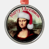 Ornement En Métal Noël de Mona Lisa (Devant)