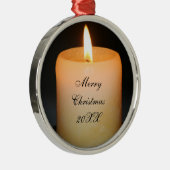 Ornement En Métal noël des bougies (Droite)