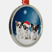 Ornement En Métal Noël du Chihuahua (Droite)