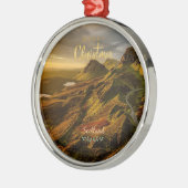 Ornement En Métal Noël écossais (Gauche)