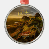 Ornement En Métal Noël écossais (Devant)