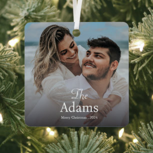 Ornement En Métal Noël élégant   Moderne et tendance Couple amusant