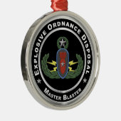 Ornement En Métal Noël EOD (Droite)