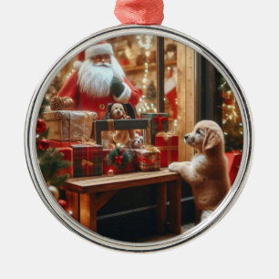 Ornement En Métal Noël et voeux