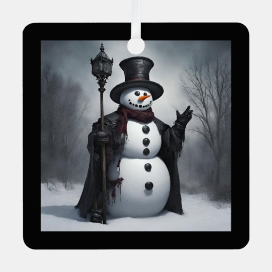 Ornement En Métal Noël gothique (Recto)