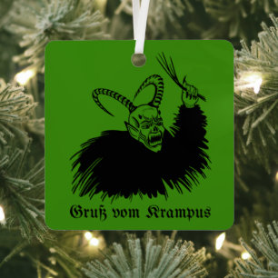 Ornement En Métal Noël Krampus