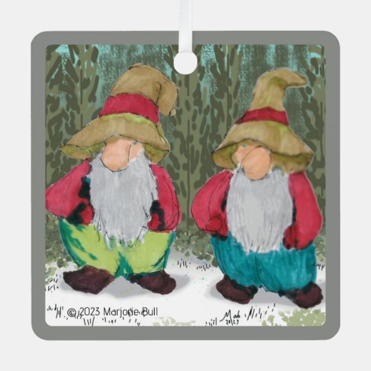 Ornement En Métal Noël "Le Tombeau" (Recto)