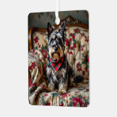 Ornement En Métal Noël personnalisé Scottish Terrier (Avant gauche)