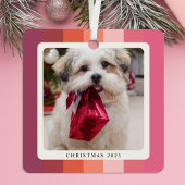 Ornement En Métal Noël rose moderne