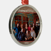 Ornement En Métal Noël rustique est photo de famille moderne (Droite)