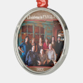 Ornement En Métal Noël rustique est photo de famille moderne (Gauche)