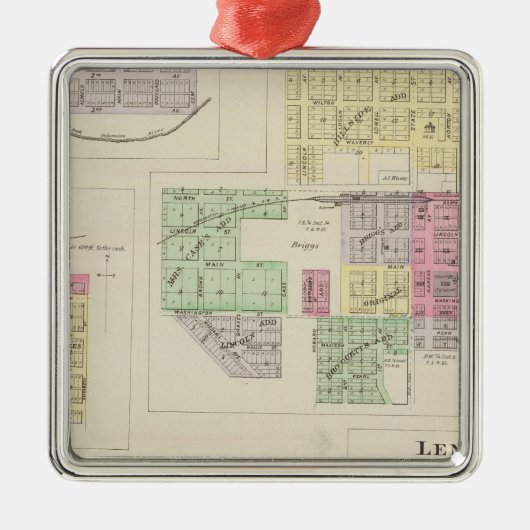 Ornement En Métal Norton, Lenora, Almena, Densmore, Almelo, Kansas (Devant)