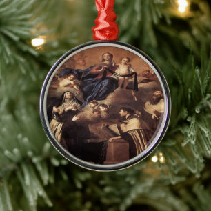 Ornement En Métal Notre-Dame du Mont Carmel 1641