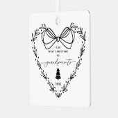 Ornement En Métal Notre premier grand-parent de Noël (Avant gauche)