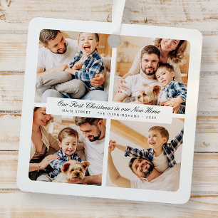 Ornement En Métal Notre Premier Noël Dans Notre Nouvelle Maison Mode