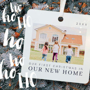 Ornement En Métal Notre Premier Noël Dans Notre Nouvelle Maison Mode