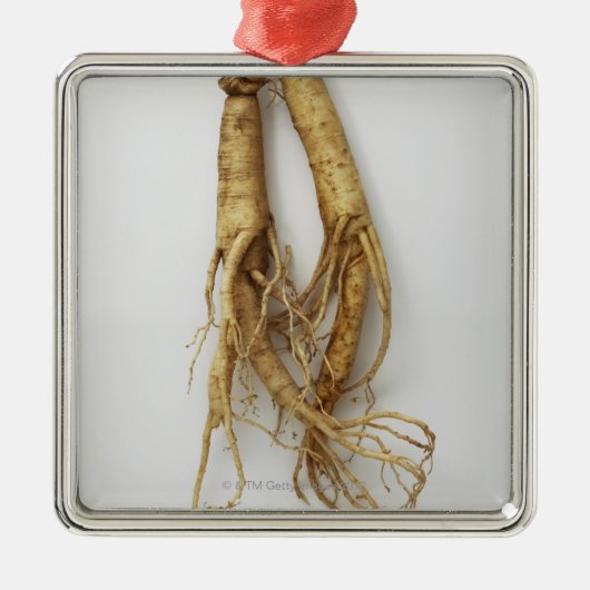 Ornement En Métal nourriture coréenne, ginseng (Devant)